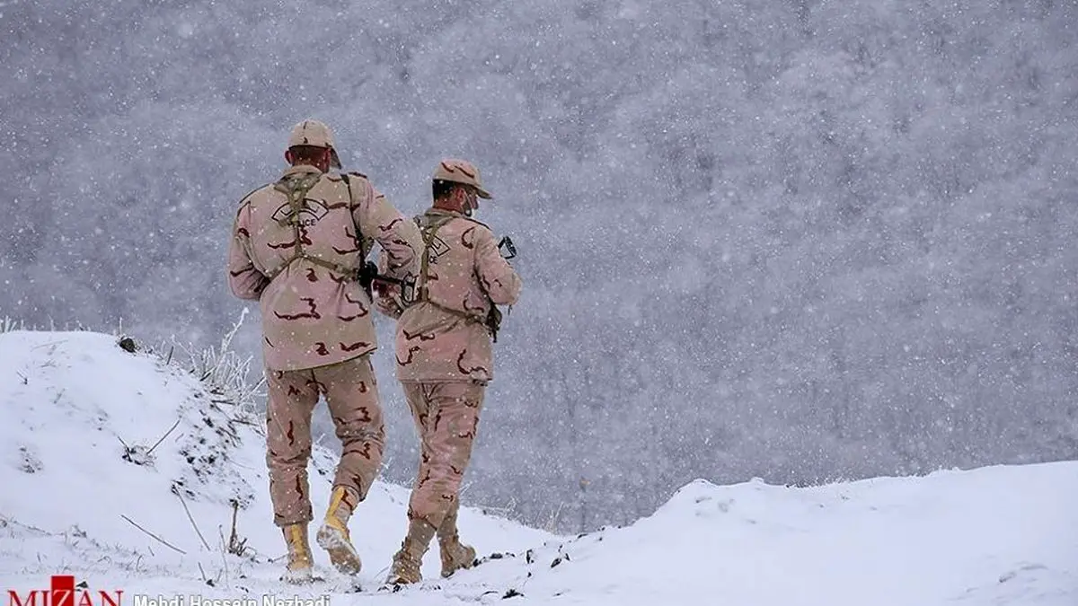 مرزبانان گمنام در دمای زیر صفر درجه+عکس ها