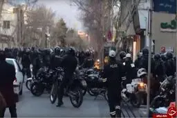 خیابان پاسداران پس از اغتشاش دراویش به روایت تصویر