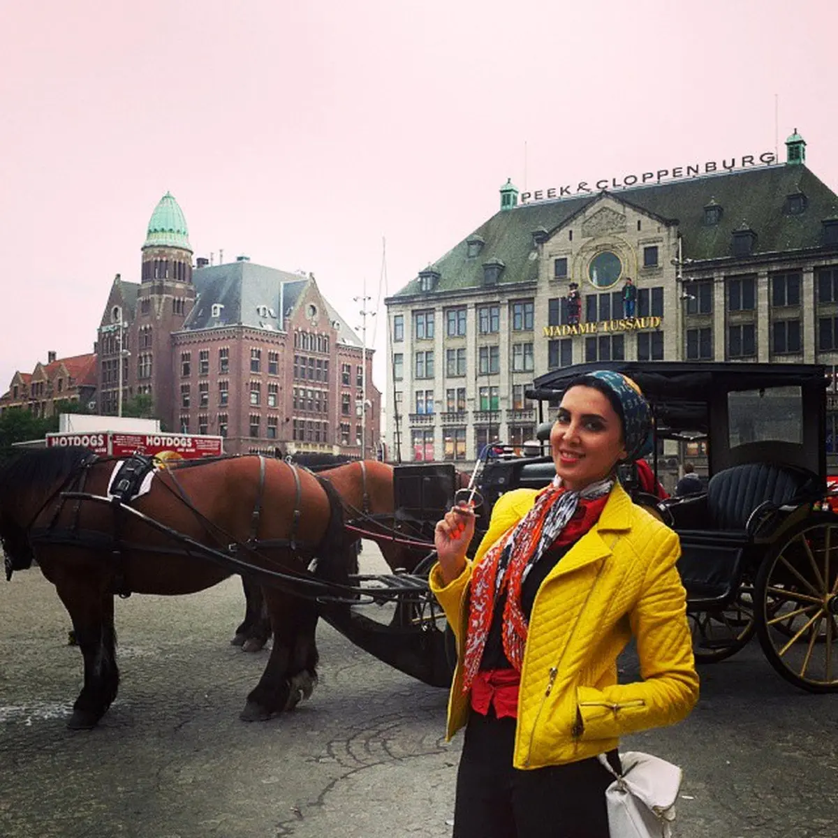 عکس/ لیلا بلوکات در آمستردام