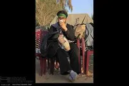 زائران حسینی در جاده نجف به کربلا/ تصاویر