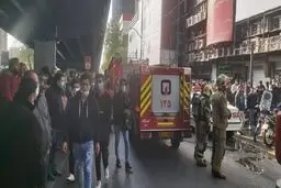 آتش سوزی در پاساژ علاءالدین تهران + جزئیات