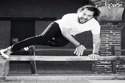 عکسی متفاوت از بهرام رادان