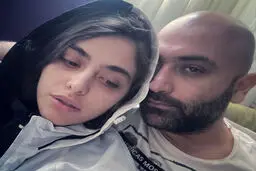 ریحانه پارسا و همسرش مهدی کوشکی + عکس