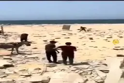 شوک | جگرسوزترین صحنه از یک پدر در غزه 