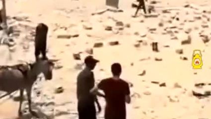 شوک | جگرسوزترین صحنه از یک پدر در غزه 