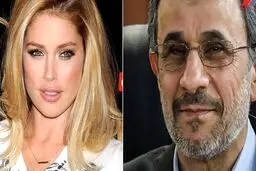 ابراز علاقه مجدد مدل معروف و زیبا به احمدی نژاد ! + عکس
