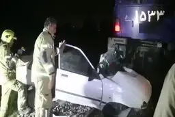 فیلم:برخورد قطار با خودرو در شهر ری
