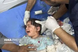 تصاویر بمباران اردوگاه آوارگان در رفح 