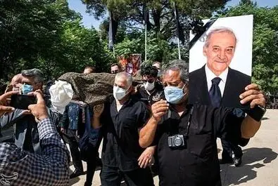 تدفین مرحوم سیامک اطلسی