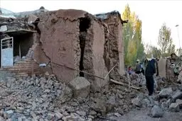 تصاویر زلزله ۵ و نیم ریشتری در خراسان شمالی