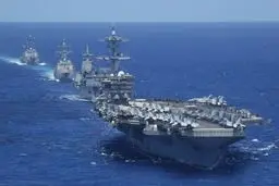 دو ناوگروه آمریکایی در راه خاورمیانه