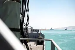 اولین تصاویر ناو هواپیمابر شارل دوگل فرانسه در دریای سرخ