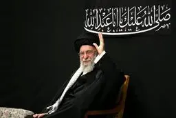 تصاویر حضور رهبر انقلاب در حسینیه امام خمینی(ره) 