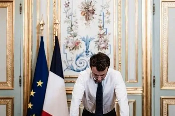 بیانیه مکرون علیه ایران و سپاه