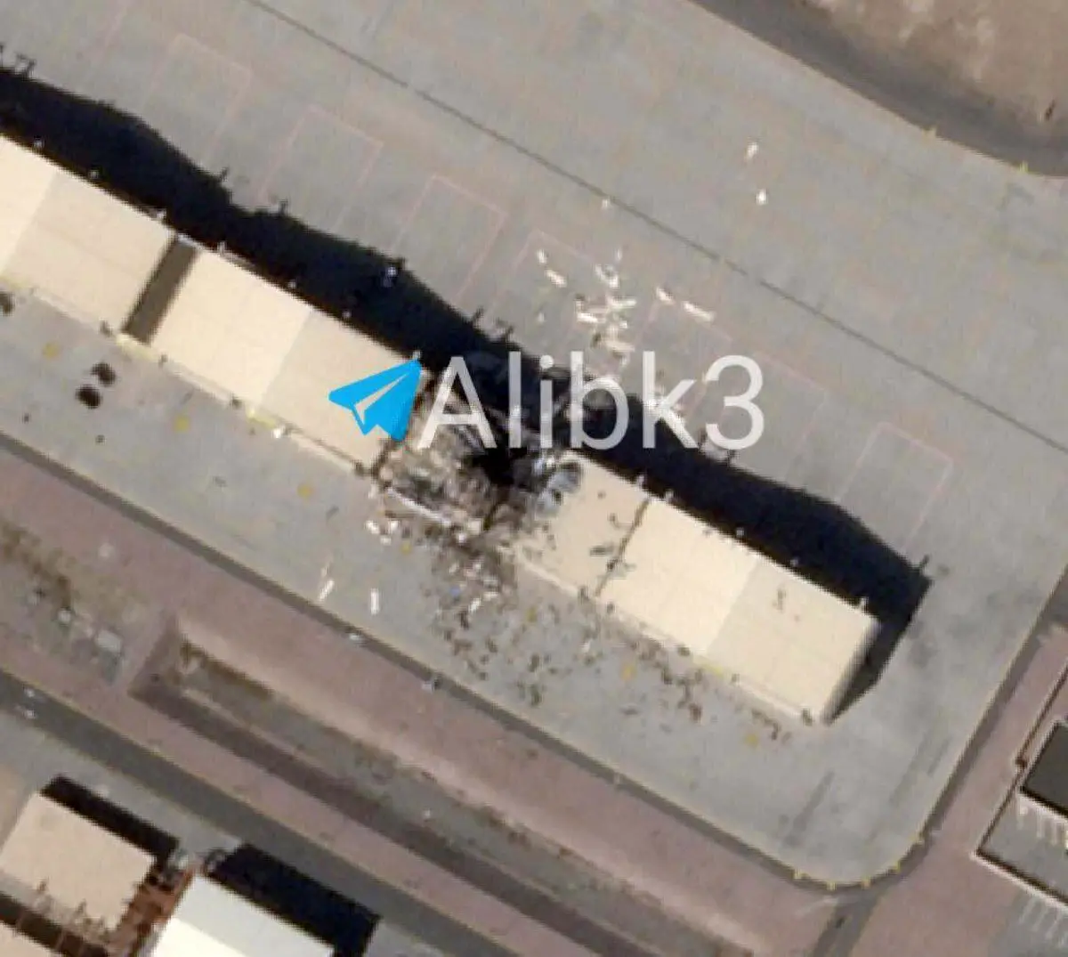 انهدام انبار هواپیما و پهپاد در پایگاه آمریکا در کویت 