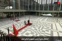 استقبال رسمی رئیس‌جمهور بلاروس از پزشکیان