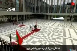 استقبال رسمی رئیس‌جمهور بلاروس از پزشکیان