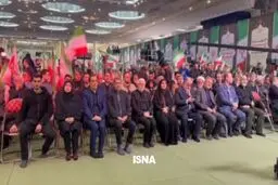 مراسم‌ چهلم جانباختگان حوادث دی‌ماه با حضور مسئولین