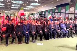 مراسم‌ چهلم جانباختگان حوادث دی‌ماه با حضور مسئولین