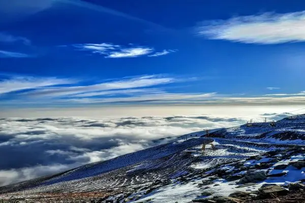 تصاویر ناب از قله توچال تهران