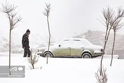 تصاویر بارش سنگین برف در تبریز بعد از مدت‌ها
