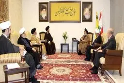 دیدار تعدادی از اعضای مجلس خبرگان با سید حسن نصرالله