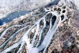 طرح عجیب بن سلمان وسط بیابان‌ عربستان