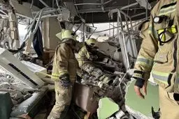 تصاویری از انفجار گاز در برجی در منطقه ۲۲ تهران