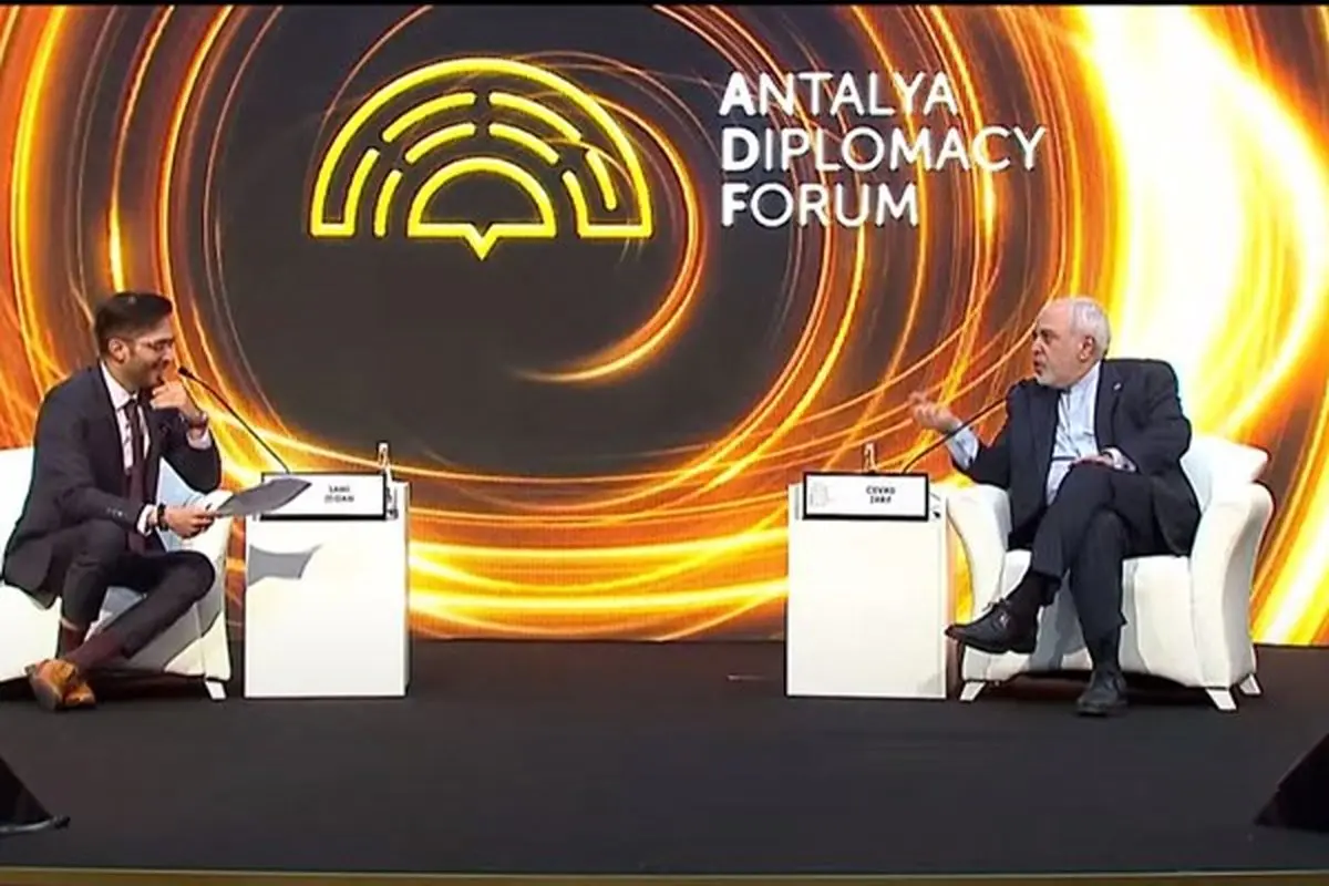 گزارش توئیتری ظریف از سفرش به آنتالیا