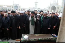 تصاویر مراسم تشییع پیکر حجت الاسلام صالحی منش در قم