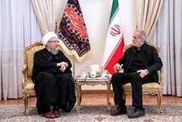 آملی لاریجانی با پزشکیان دیدار کرد