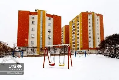 برف در تبریز