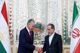 دیدار وزیر خارجه تاجیکستان با عراقچی در تهران