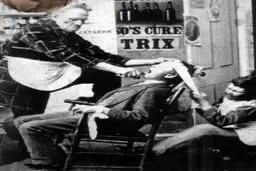 تصویر عجیب از روش کشیدن دندان در یک قرن پیش