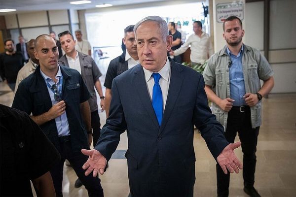 چهره وحشت‌زده نتانیاهو بعد از شنیدن حمله حماس به سربازان صهیونیستی سوژه شد + عکس