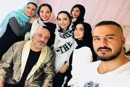 تصویری از دورهمی "ممنوعه" بازیگران