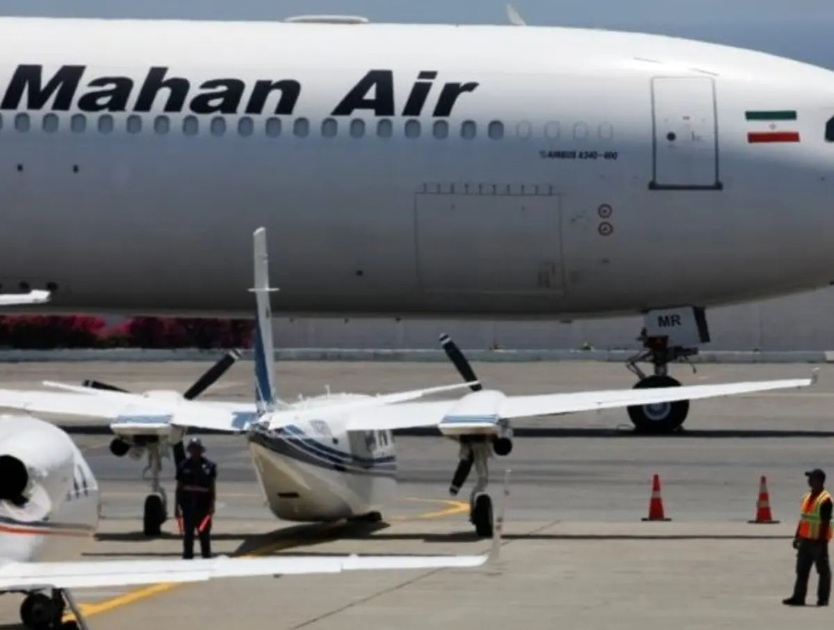 فیلمي از لحظه تهدید هواپیمایی ماهان توسط جنگنده اسرائیل