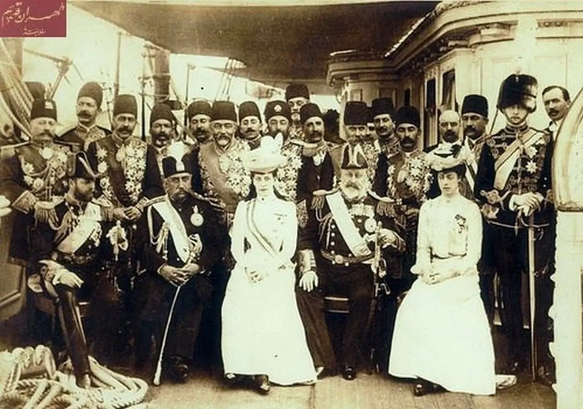 مظفرالدین شاه در فرنگ/عکس