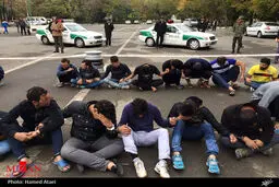 دستگیری زورگیران و سارقان توسط پلیس آگاهی تهران/تصاویر