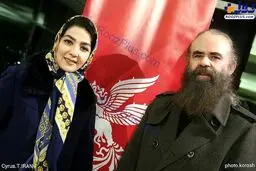 خانم بازیگر و همسرش که تفاوت سنی زیادی دارند /عکس