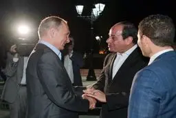 دورهمی شبانه پوتین و عبدالفتاح السیسی / تصاویر