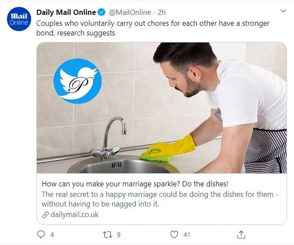 راز خوشبختی در ازدواج شستن ظرفها است!