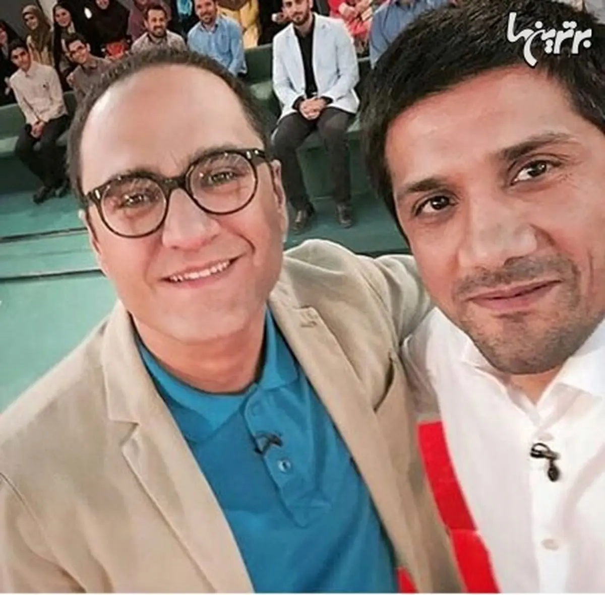 سلفی جالب علیرضا دبیر و رامبدجوان / عکس