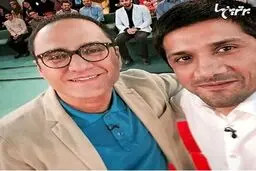 سلفی جالب علیرضا دبیر و رامبدجوان / عکس