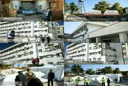 دو مرکز درمانی ویران شده در زلزله کرمانشاه/عکس