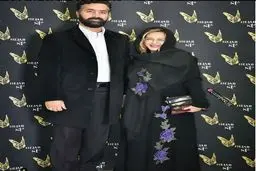 تفاوت قد محسوس بهاره رهنما و همسرش سوژه شد!