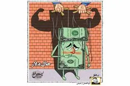 حال و روز دلار در روزهای اخیر / کاریکاتور