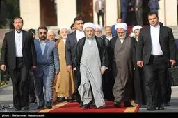 بدرقه آیت‌الله آملی لاریجانی در سفر به عراق/عکس