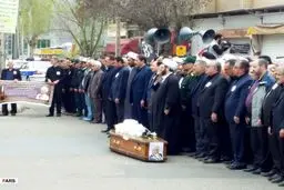 عکس/ تشییع پیکر امام جمعه محبوب بیله سوار