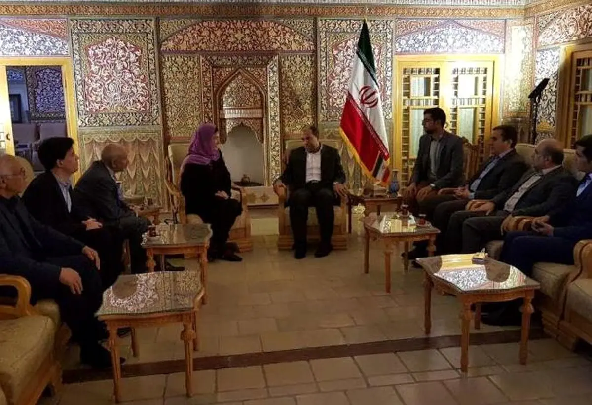 رئیس اتحادیه جهانی سه گانه: از حضور در ايران خوشحالم/ زن و مرد در ايران کنار هم رقابت مي‌كنند